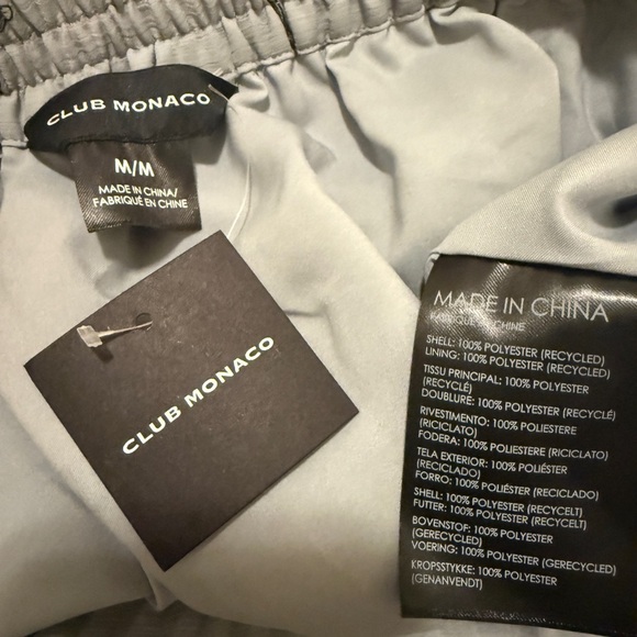 Club Monaco Double Tiered Pleated Skirt | Blue Ground | Medium | NWT - Picture 9 of 9